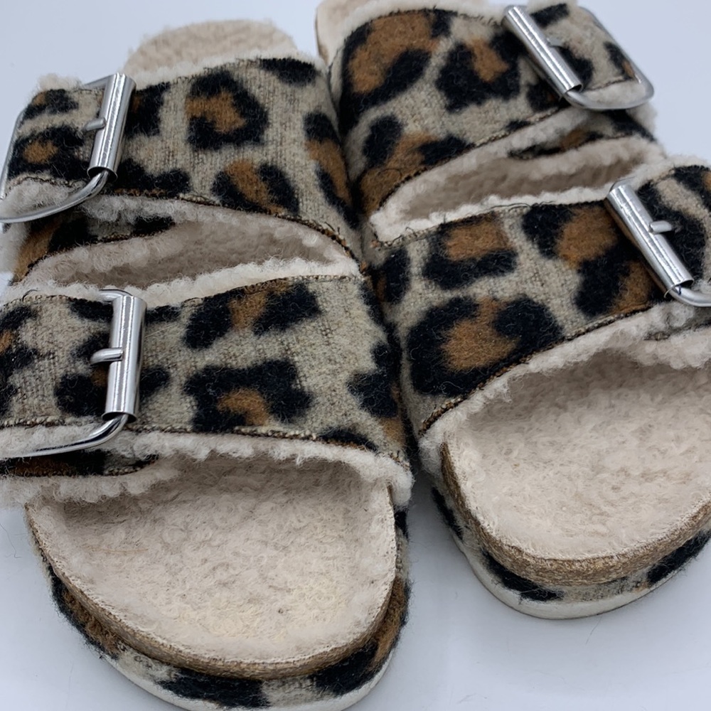 Steven New York by Steve Madden Stessi Animal Slip-On Sandals